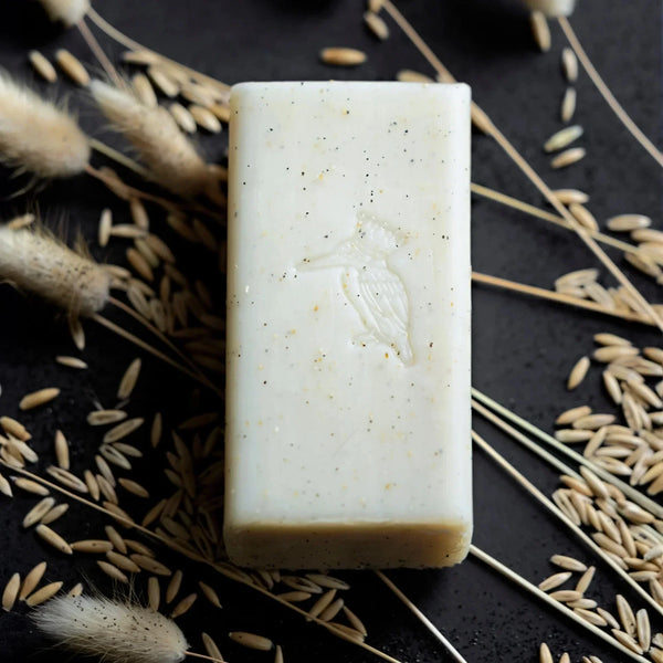 (3 pack) Kingfisher Co. Men's Exfoliating Bar Soap, Sandalwood & Black Pepper 10 oz.