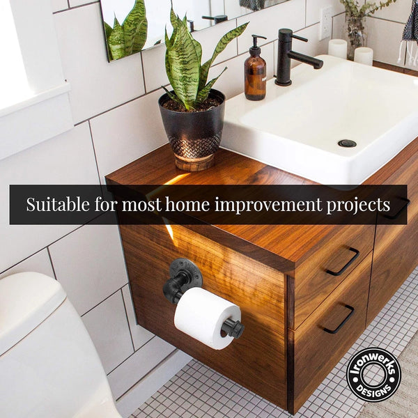 Black Iron Electroplated Toilet Paper Holder