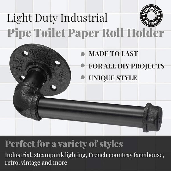 Black Iron Electroplated Toilet Paper Holder