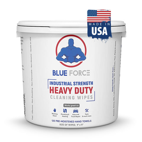 Blue Force Hand, Tool, Fittings & Pipe Wipes 120 Count