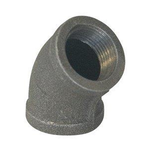 1/2" Black Iron 45° Elbow