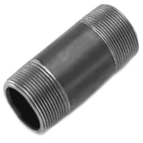 1/2" x 3" Black Pipe Nipple