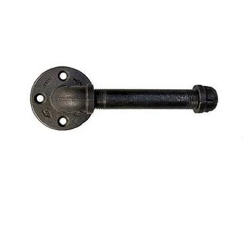 Industrial Pipe Toilet Paper Holder - Black Iron Pipe